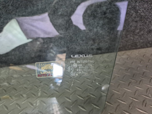 07-17 Lexus UVF46L LS600h LS460 Front Left Door Glass Window OEM
