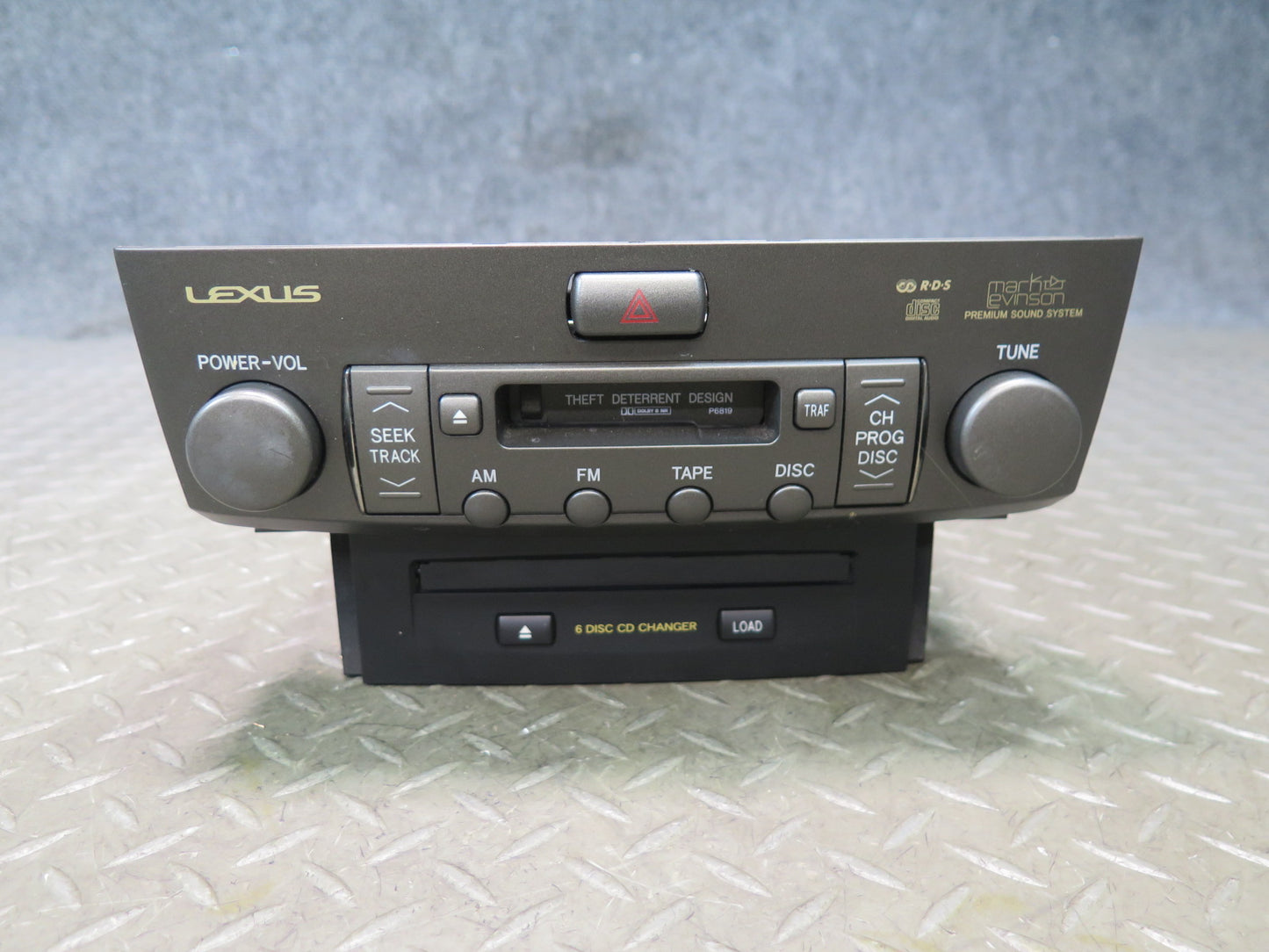 01-03 Lexus LS430 Mark Levinson Radio Cassette CD Player Receiver Head Unit OEM