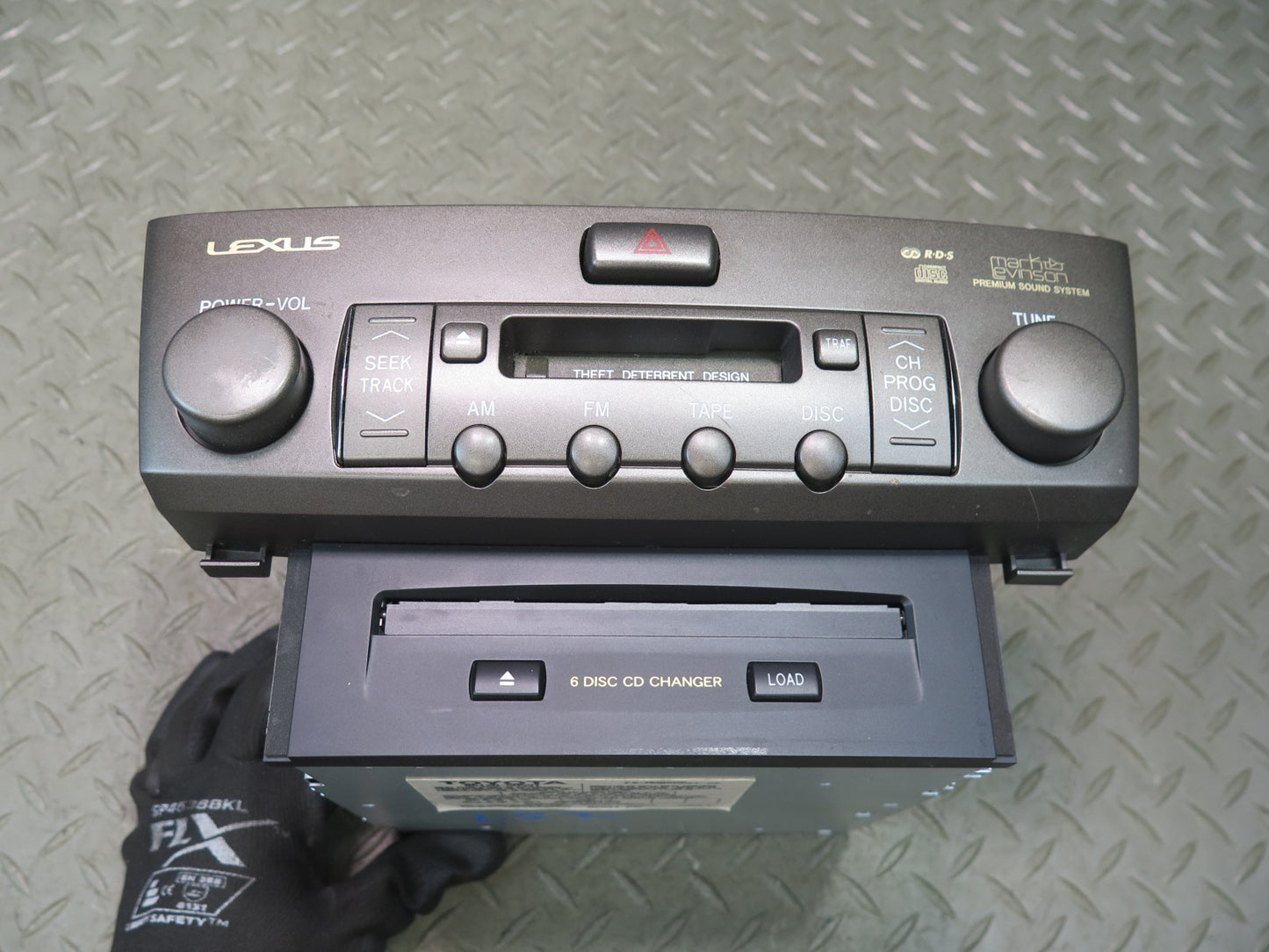 01-03 Lexus LS430 Mark Levinson Radio Cassette CD Player Receiver Head Unit OEM