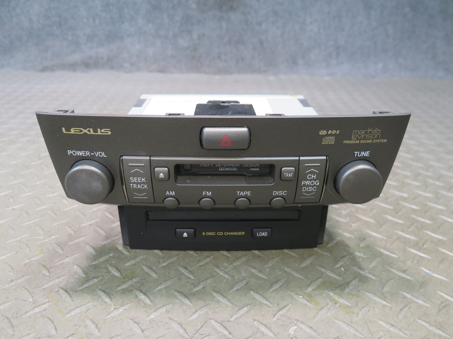 01-03 Lexus LS430 Mark Levinson Radio Cassette CD Player Receiver Head Unit OEM