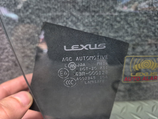 07-17 Lexus UVF46L LS600h LS460 Front Right Door Glass Window OEM