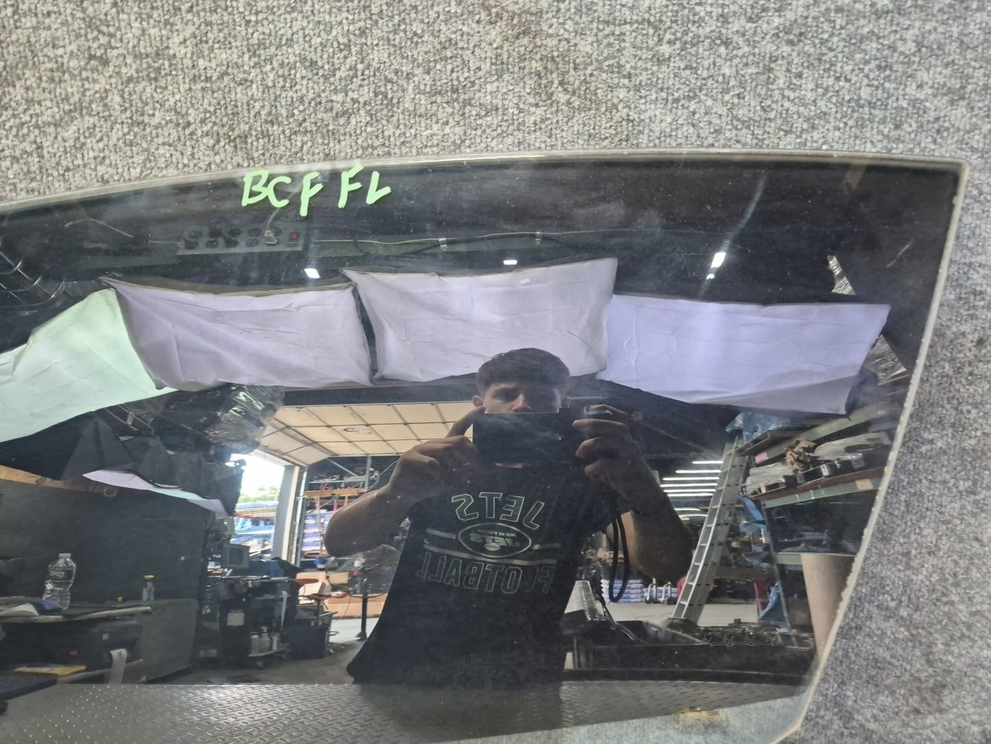 03-10 Bentley Continental GT Coupe Left Door Glass Window