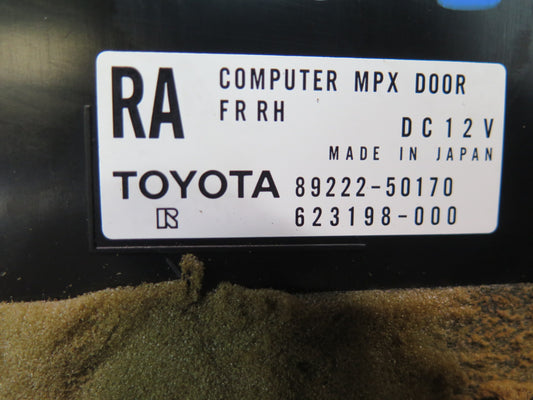 01-03 Lexus UCF30L LS430 Front Right Door Control Module 89222-50170 OEM