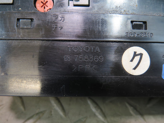 01-06 Lexus UCF30L LS430 Dash Heated Seat VSC Sun Shade Switch Panel OEM