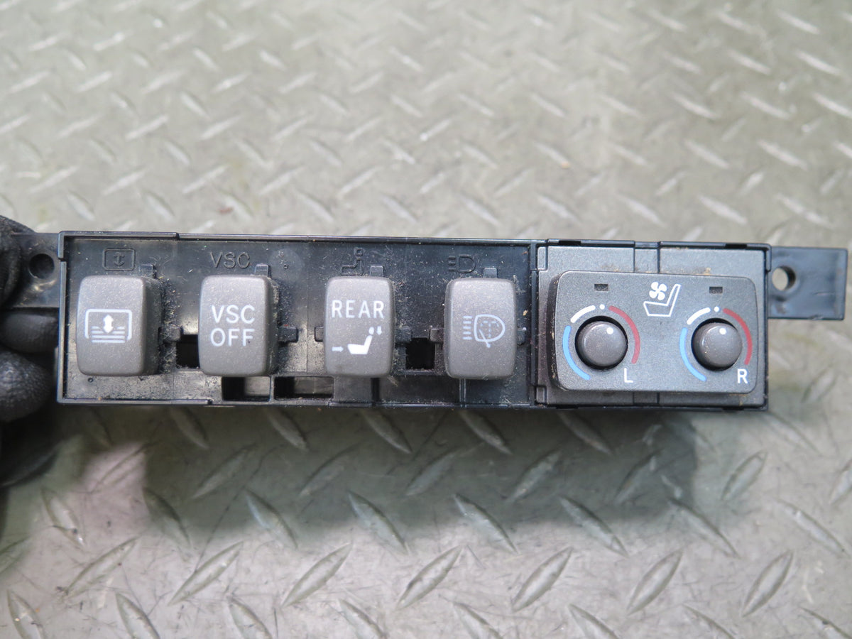 01-06 Lexus UCF30L LS430 Dash Heated Seat VSC Sun Shade Switch Panel OEM