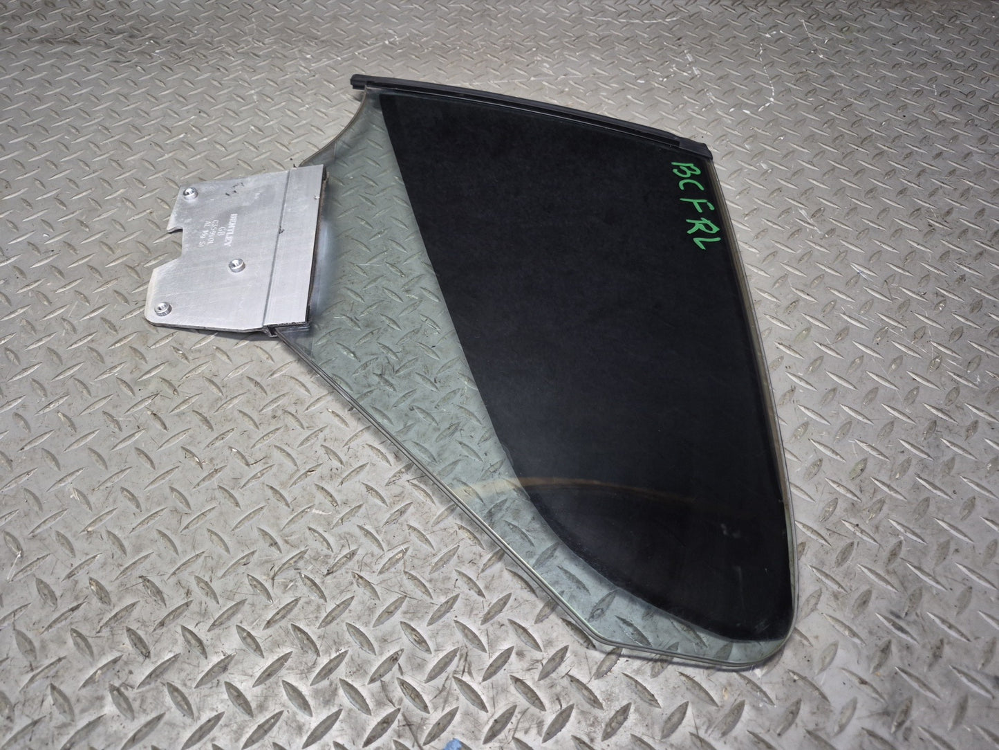 03-10 Bentley Continental GT Coupe Rear Left Quarter Glass Window