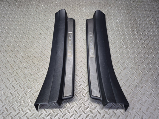 01-06 Lexus UCF30L LS430 Set of 2 Rear Door Scuff Sill Plate Trim Panel OEM