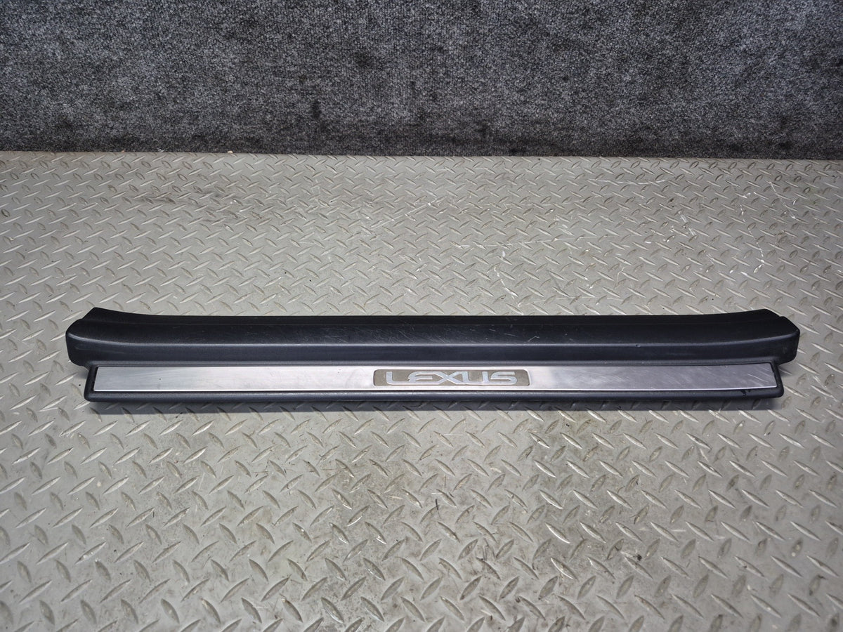 01-06 Lexus UCF30L LS430 Set of 2 Front Door Scuff Sill Plate Trim Panel OEM