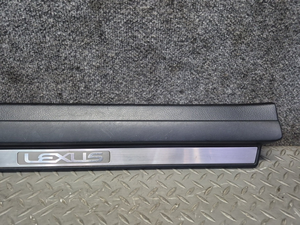 01-06 Lexus UCF30L LS430 Set of 2 Front Door Scuff Sill Plate Trim Panel OEM