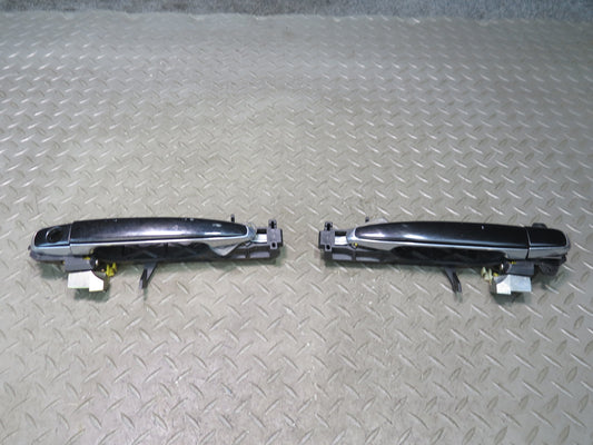01-03 Lexus LS430 Front Left & Right Door Exterior Handle Set Black OEM