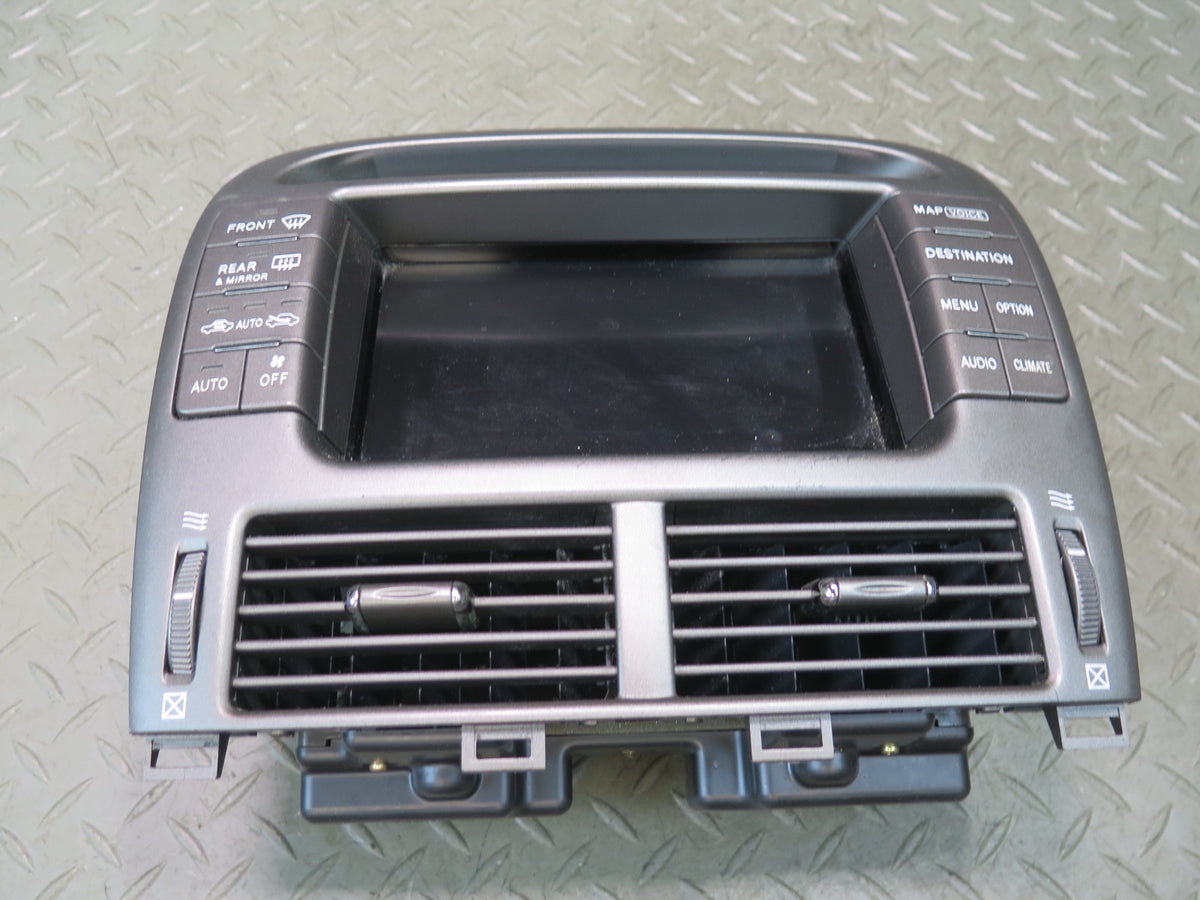 01-03 Lexus UCF30L LS430 GPS Navi DVD Player Control Head Unit 86111-50150 OEM
