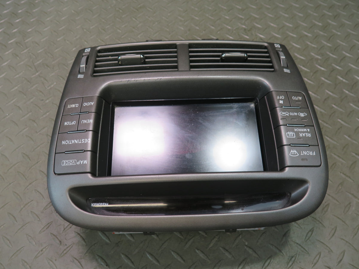 01-03 Lexus UCF30L LS430 GPS Navi DVD Player Control Head Unit 86111-50150 OEM