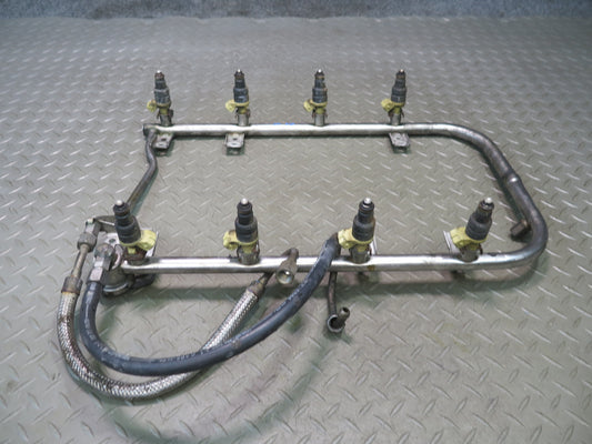 96-98 Mercedes R129 SL500 M119 Engine Fuel Rail Injector Set OEM