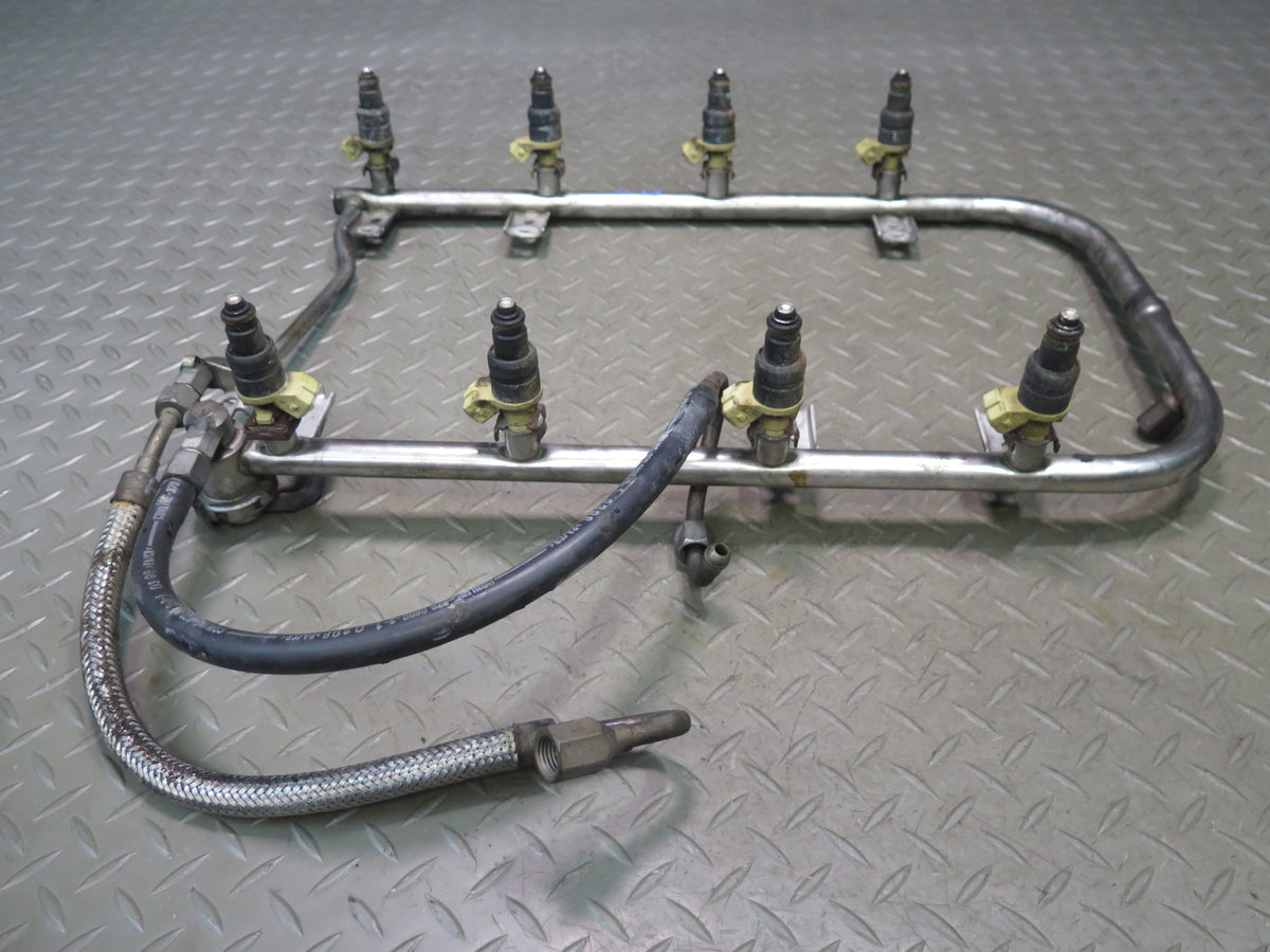 96-98 Mercedes R129 SL500 M119 Engine Fuel Rail Injector Set OEM