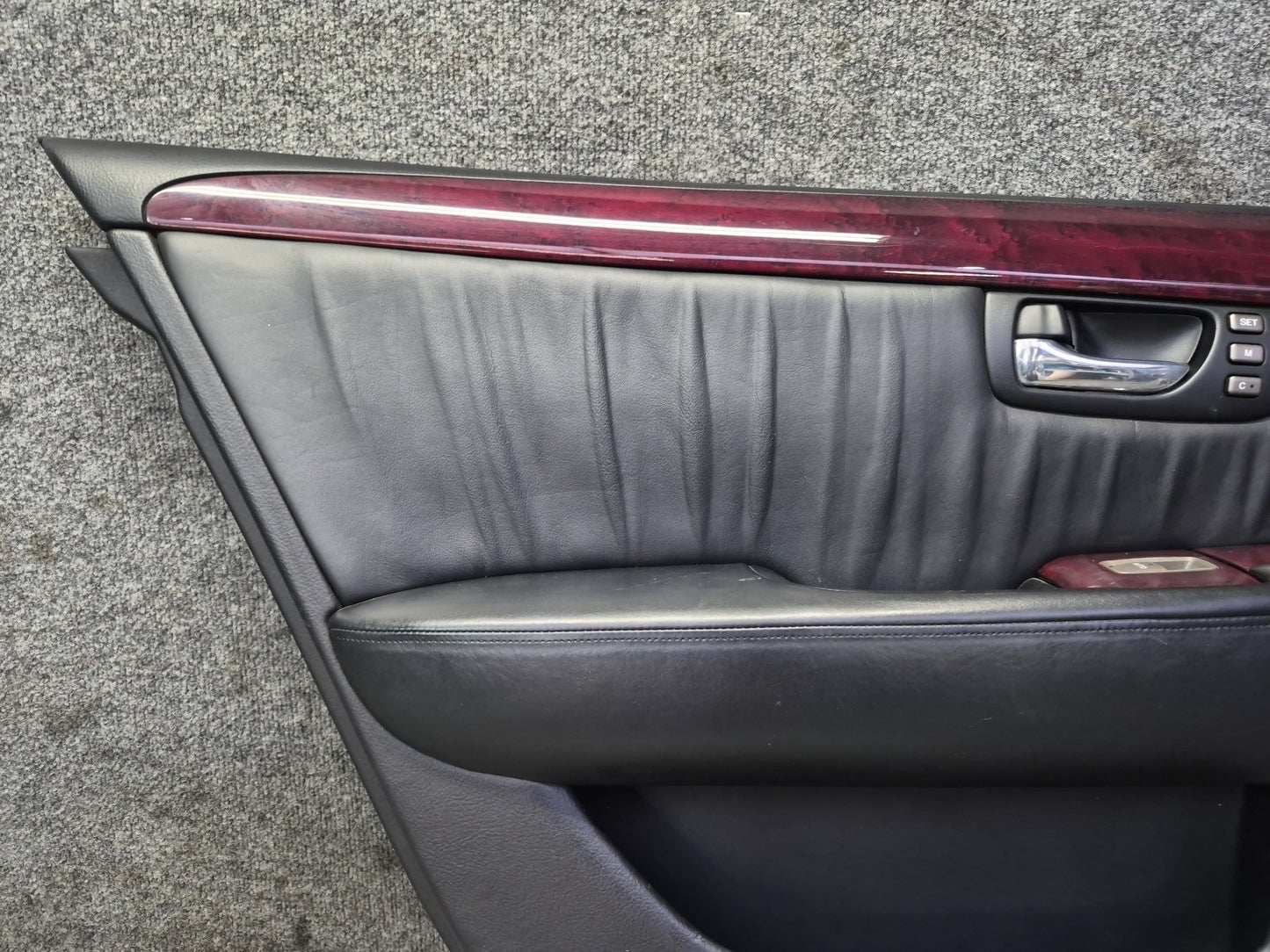 01-03 Lexus UCF30L LS430 Set of 2 Rear Door Interior Trim Cover Panel OEM