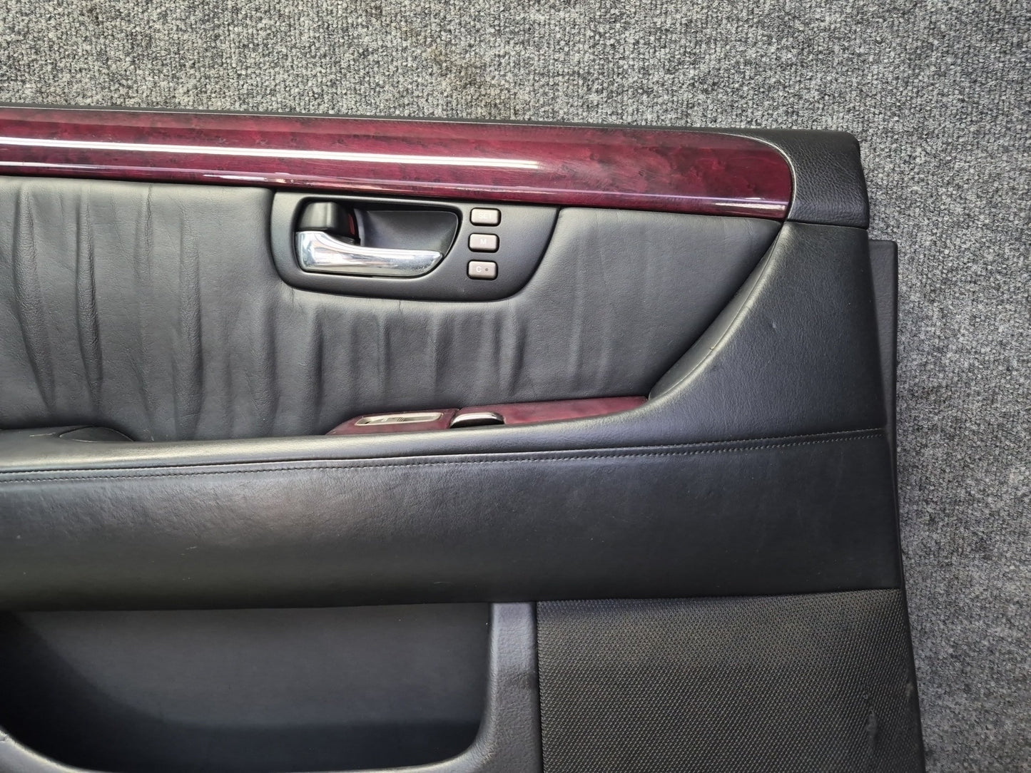 01-03 Lexus UCF30L LS430 Set of 2 Rear Door Interior Trim Cover Panel OEM