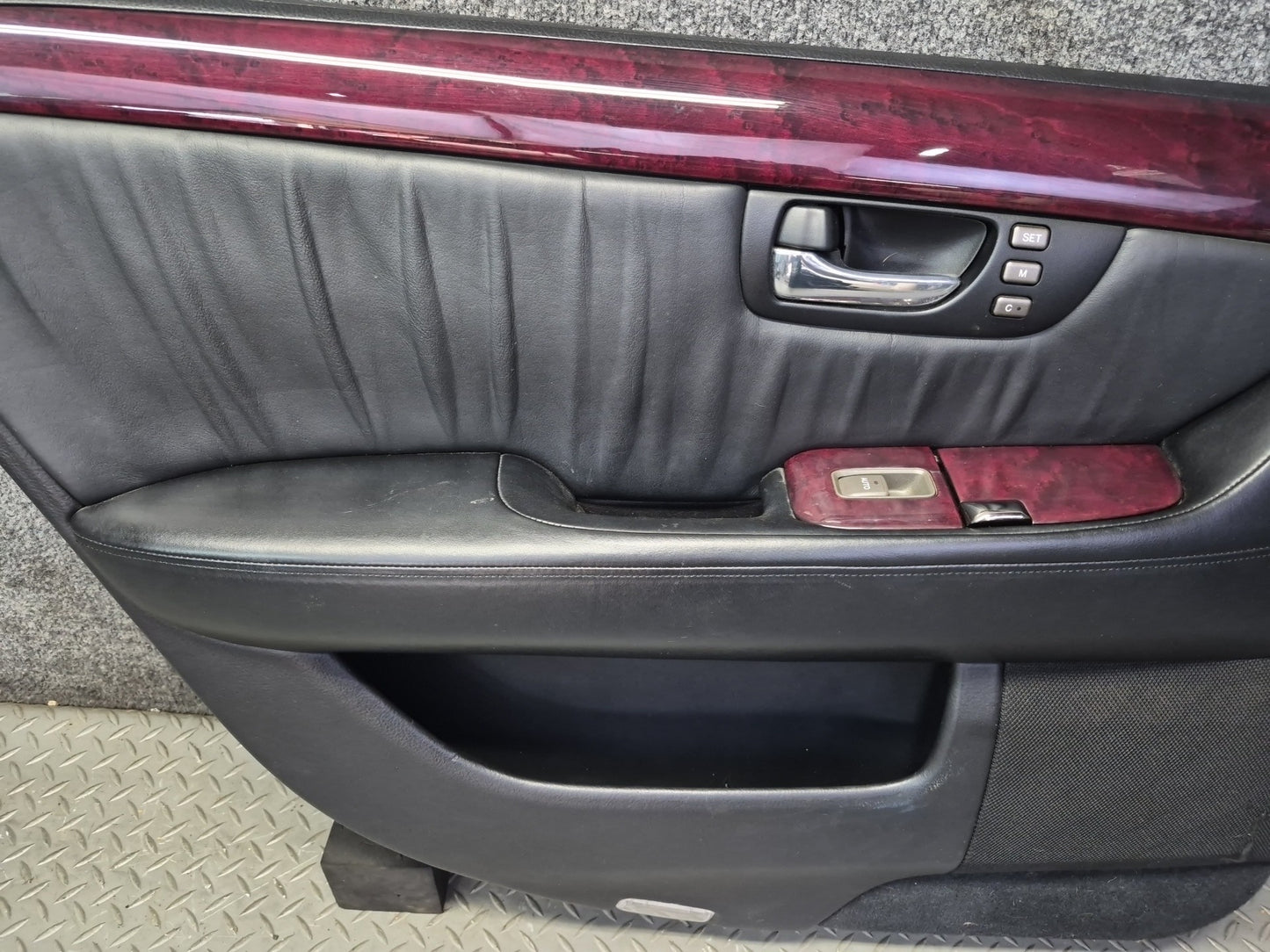 01-03 Lexus UCF30L LS430 Set of 2 Rear Door Interior Trim Cover Panel OEM