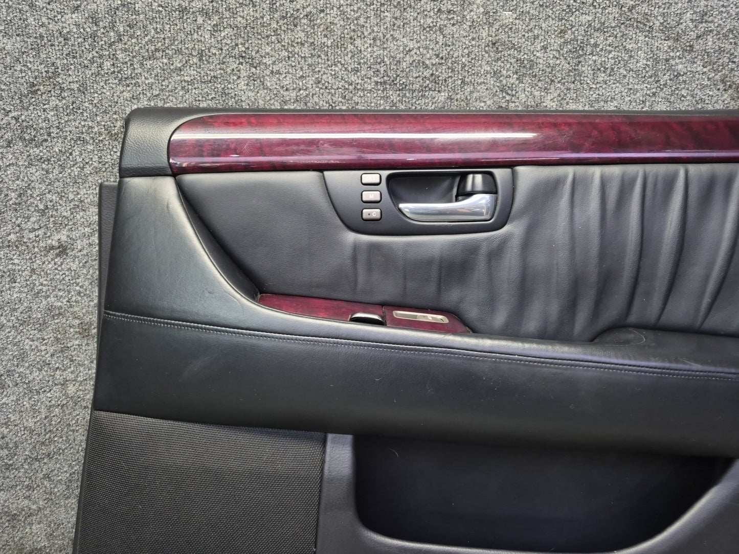 01-03 Lexus UCF30L LS430 Set of 2 Rear Door Interior Trim Cover Panel OEM