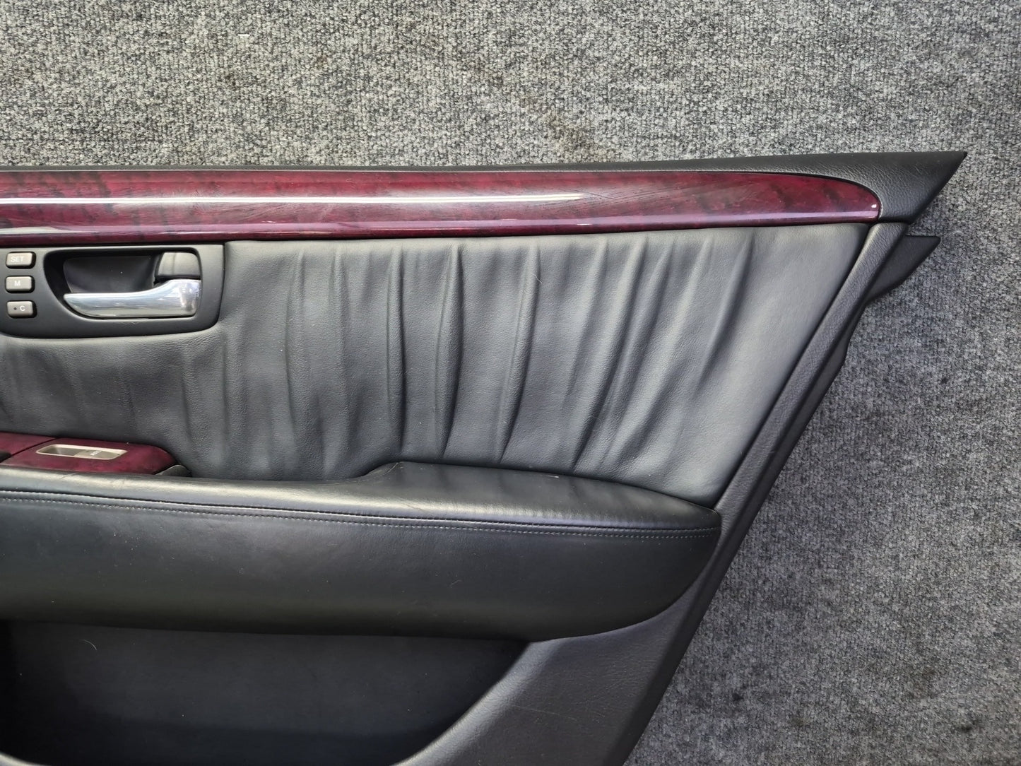01-03 Lexus UCF30L LS430 Set of 2 Rear Door Interior Trim Cover Panel OEM