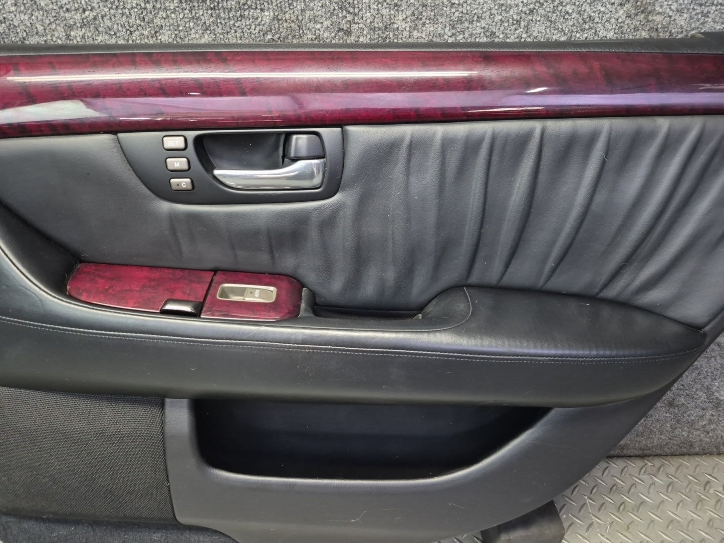 01-03 Lexus UCF30L LS430 Set of 2 Rear Door Interior Trim Cover Panel OEM