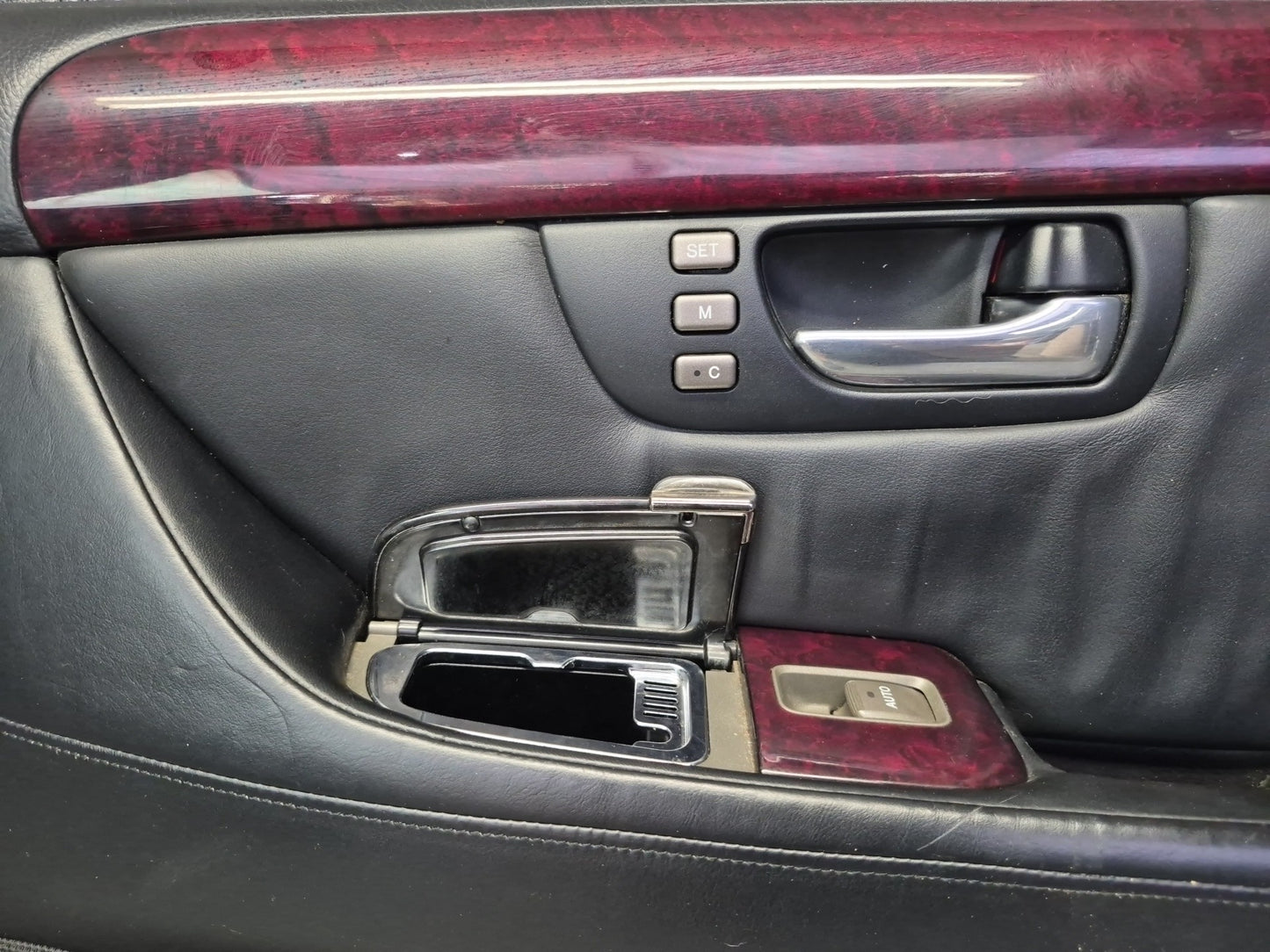 01-03 Lexus UCF30L LS430 Set of 2 Rear Door Interior Trim Cover Panel OEM