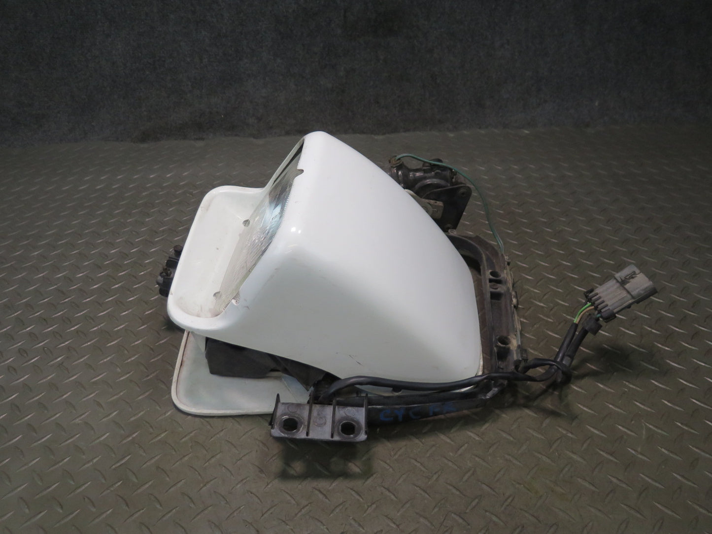 91-96 Chevrolet Corvette C4 Left POP UP Headlight Lamp w Motor & Cover Assy OEM