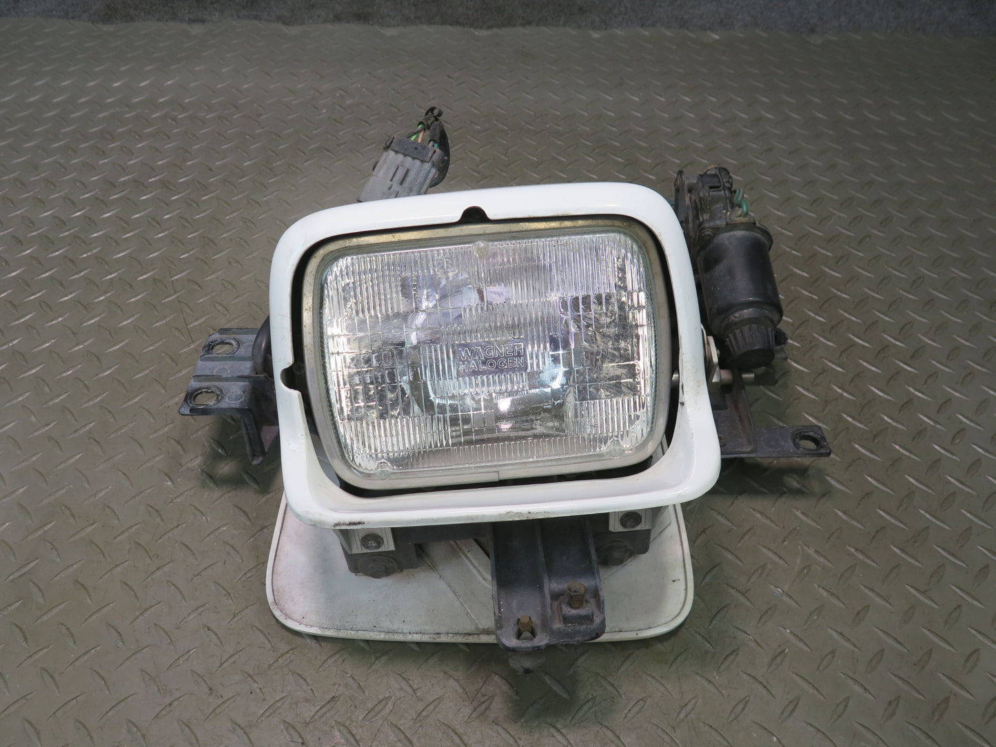 91-96 Chevrolet Corvette C4 Right POP UP Headlight Lamp w Motor & Cover Assy OEM