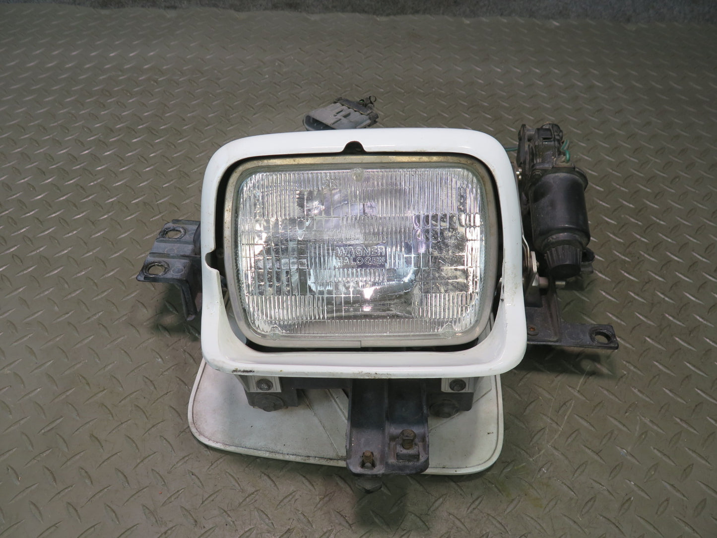 91-96 Chevrolet Corvette C4 Right POP UP Headlight Lamp w Motor & Cover Assy OEM