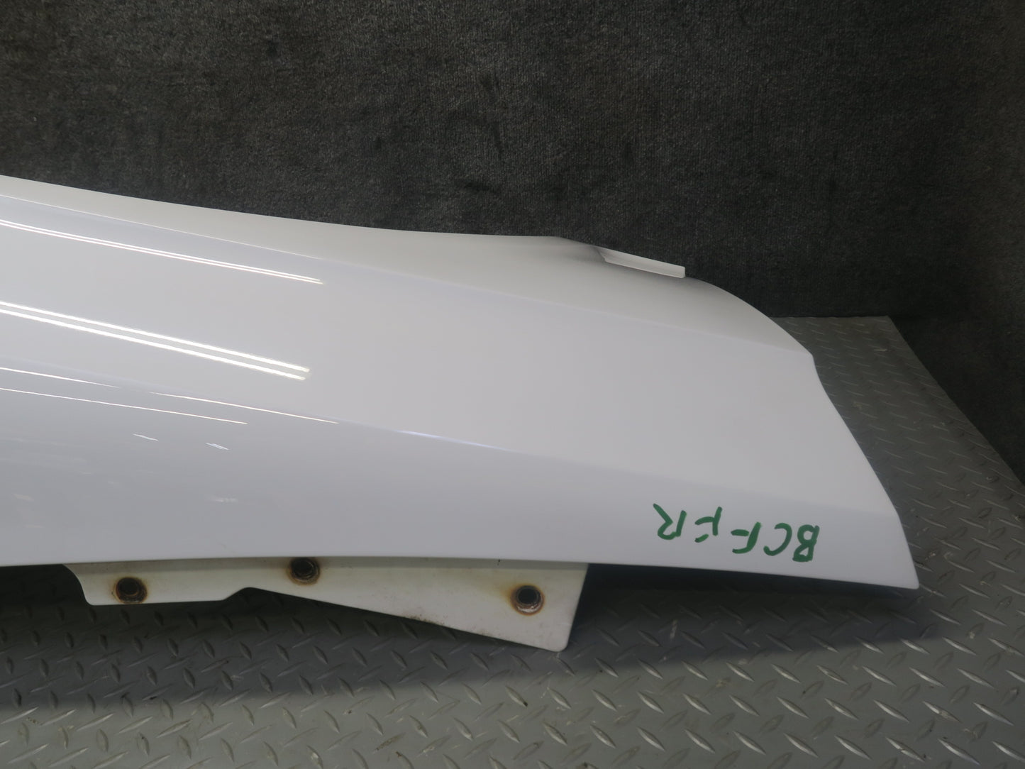 03-10 Bentley Continental GT Front Right Fender Shell Cover Panel Glacier White