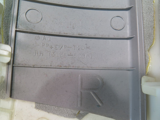 01-03 Lexus UCF30L LS430 Right Upper Center B Pillar Trim Cover Panel Gray OEM