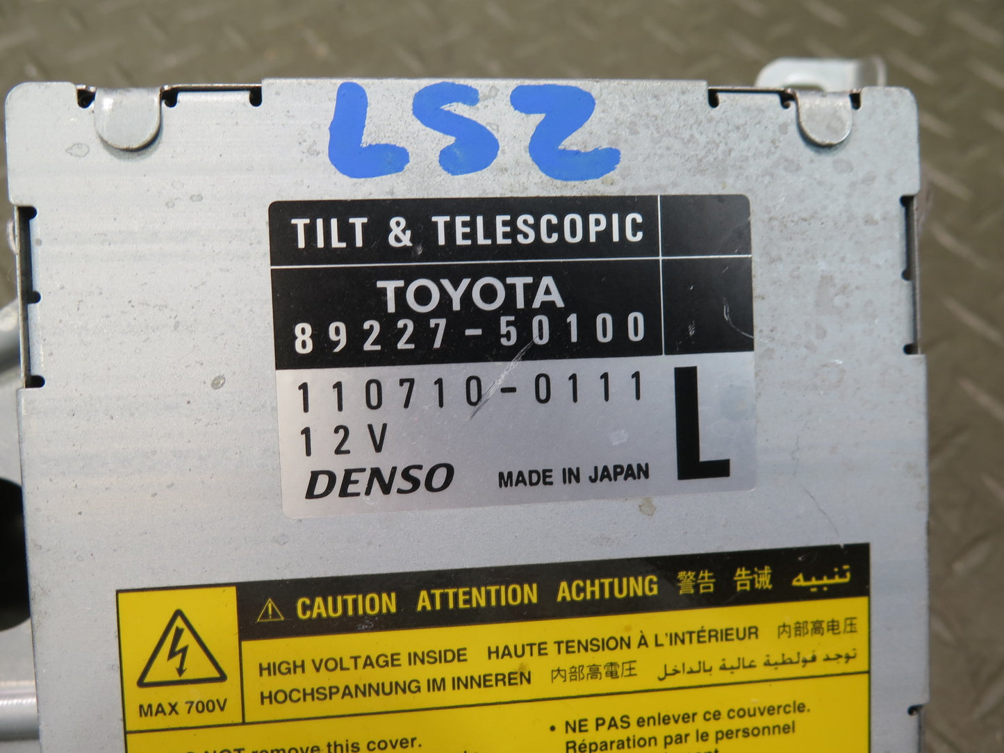 01-03 Lexus LS430 Tilt Telescopic Steering Multiplex Module 89227-50100 OEM