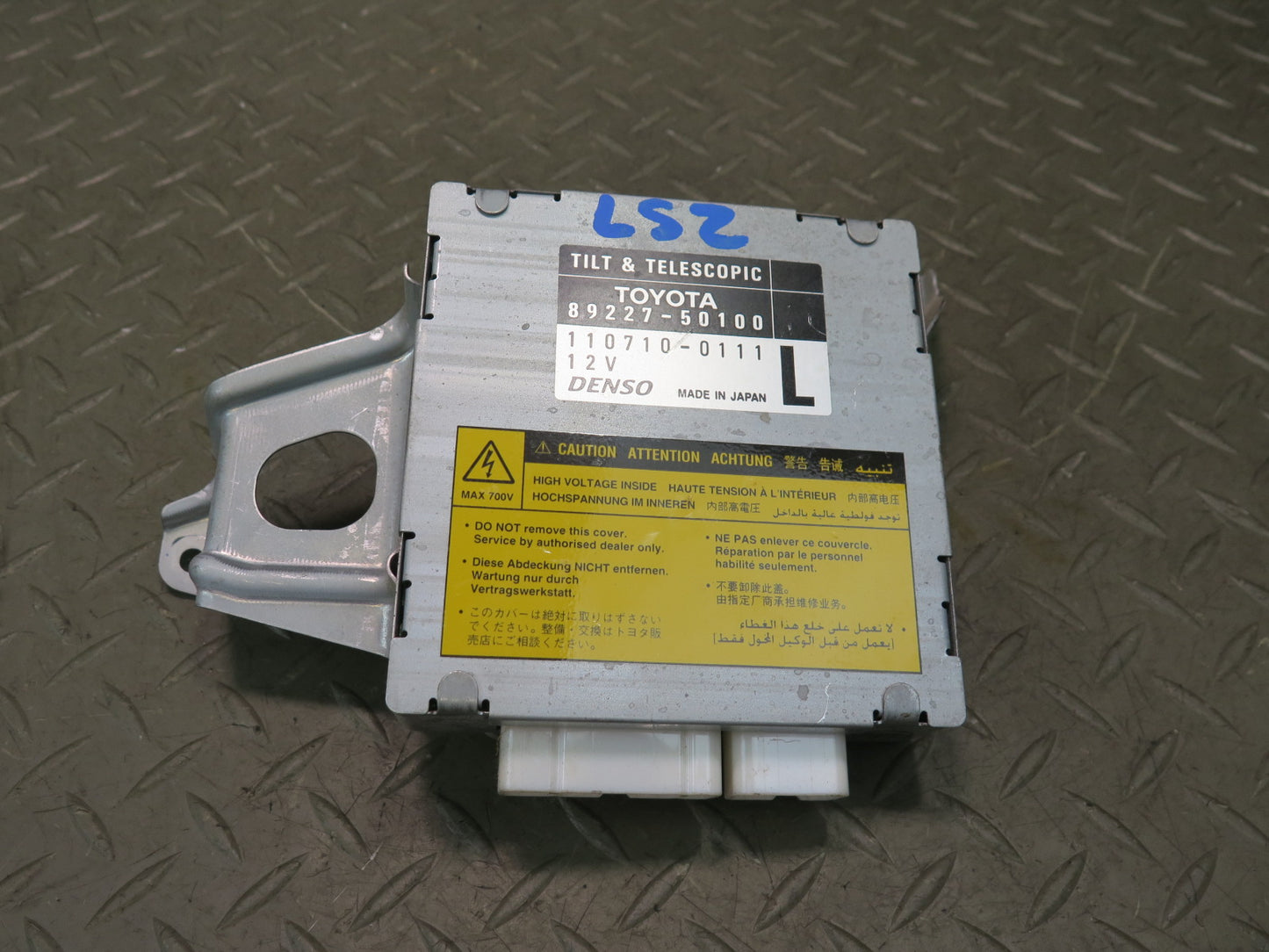 01-03 Lexus LS430 Tilt Telescopic Steering Multiplex Module 89227-50100 OEM