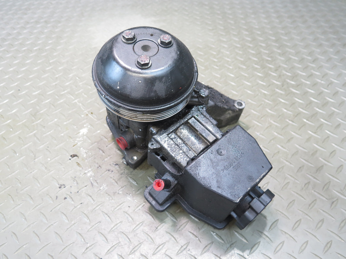 96-98 Mercedes R129 SL500 Power Steering Pump w Support Bracket OEM