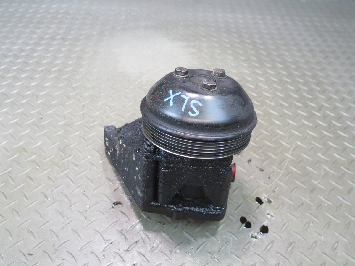 96-98 Mercedes R129 SL500 Power Steering Pump w Support Bracket OEM