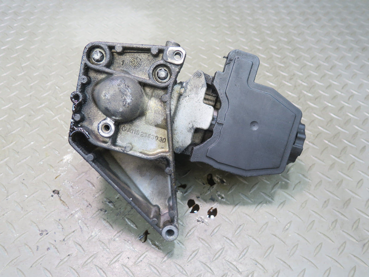 96-98 Mercedes R129 SL500 Power Steering Pump w Support Bracket OEM