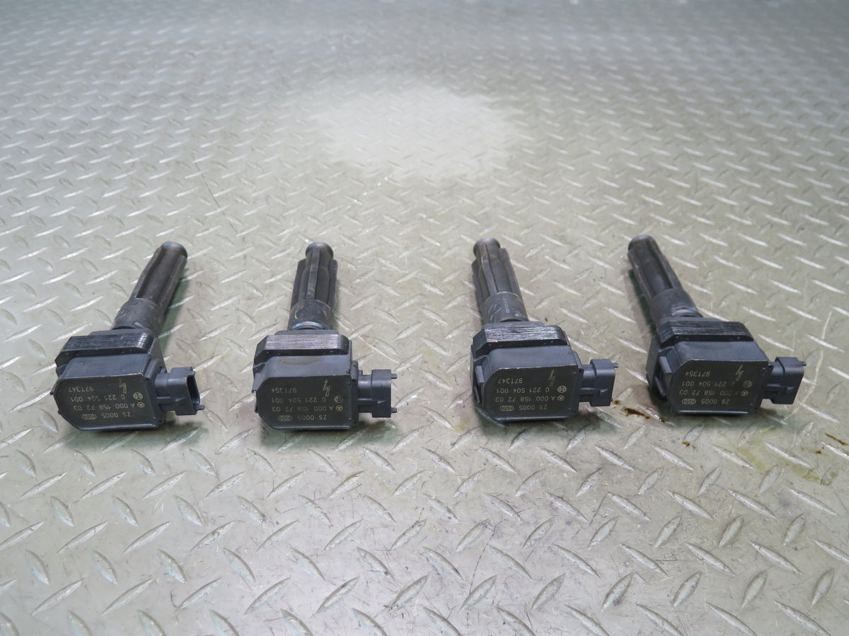 96-02 Mercedes R129 Sl-class Set of 8 Ignition Coil Spark Plug 0001587203 OEM