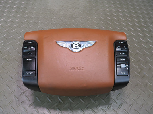 03-10 BENTLEY CONTINENTAL GT FRONT LEFT DRIVER SIDE STEERING WHEEL SRS AIRBAG OEM