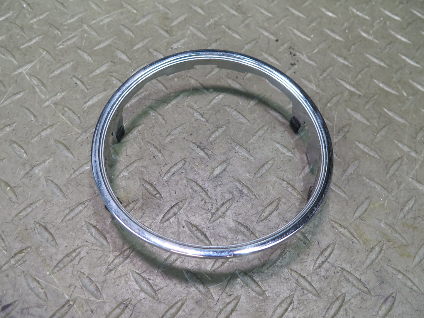 03-10 Bentley Continental GT Center Console Chrome Ring Trim Bezel Panel