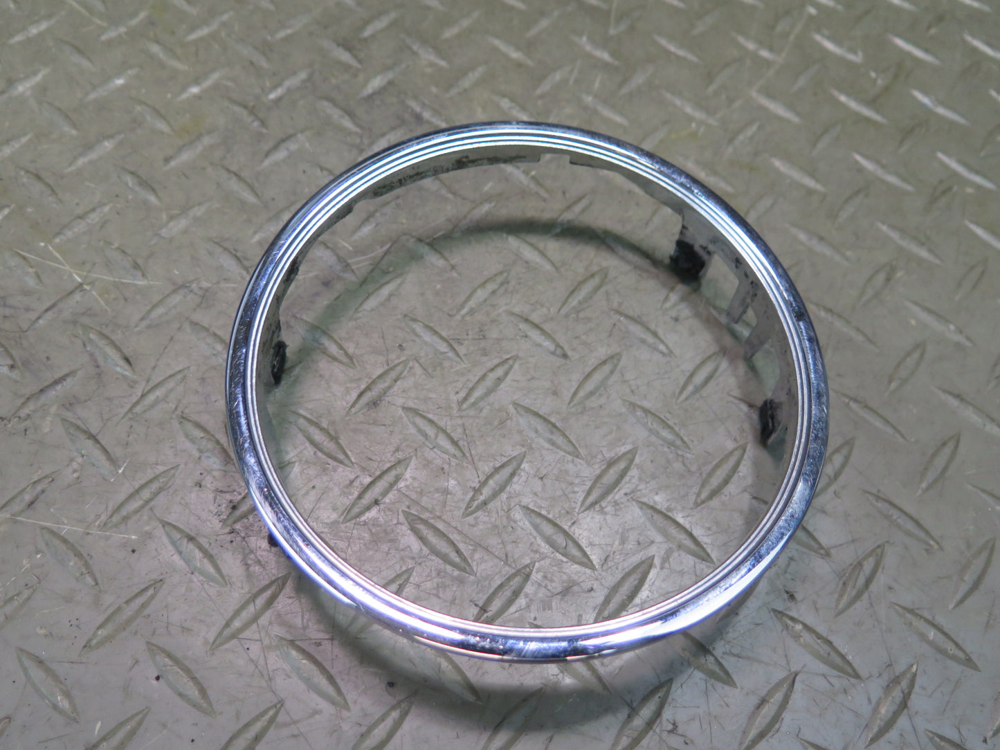 03-10 Bentley Continental GT Center Console Chrome Ring Trim Bezel Panel