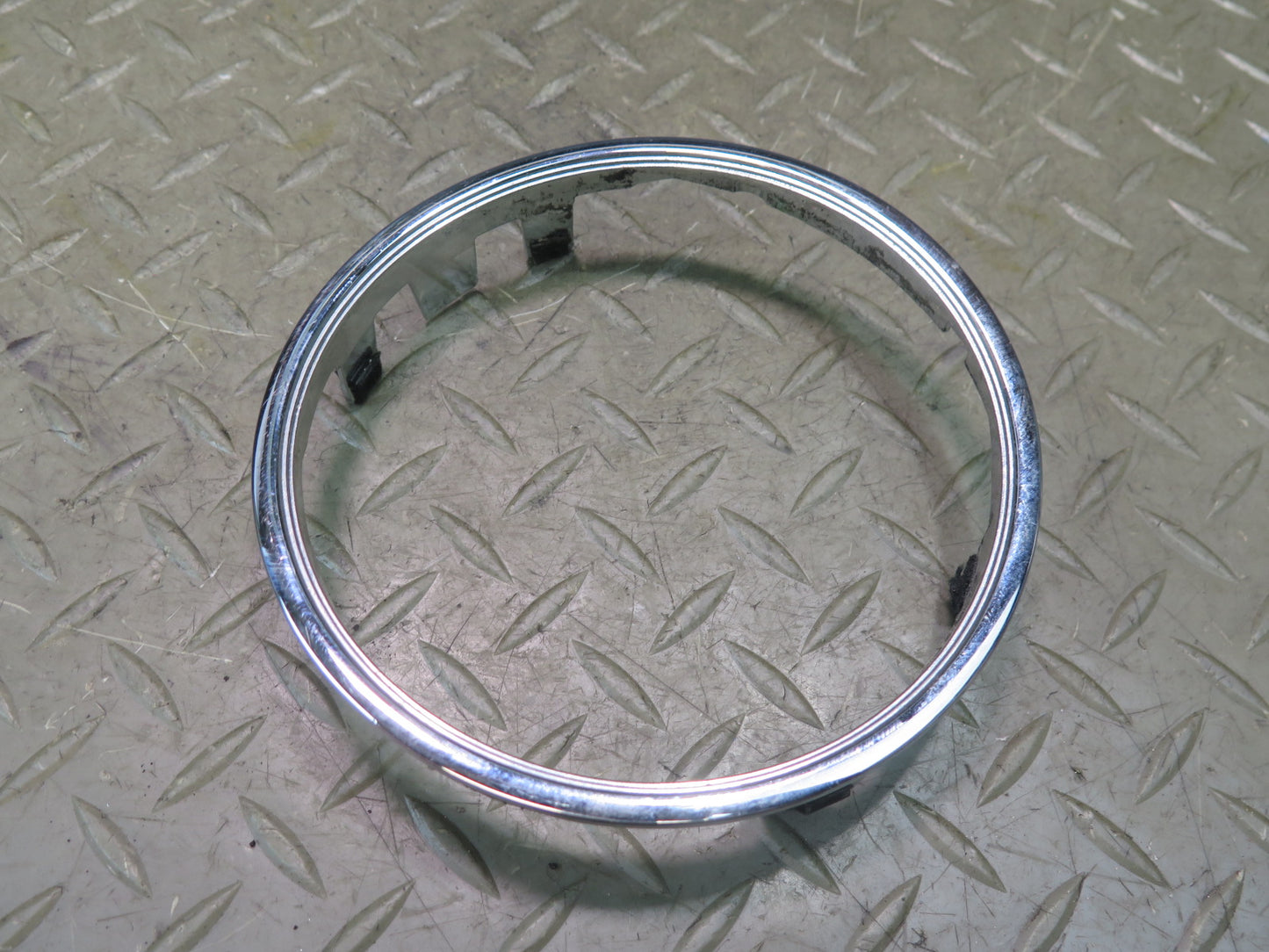03-10 Bentley Continental GT Center Console Chrome Ring Trim Bezel Panel