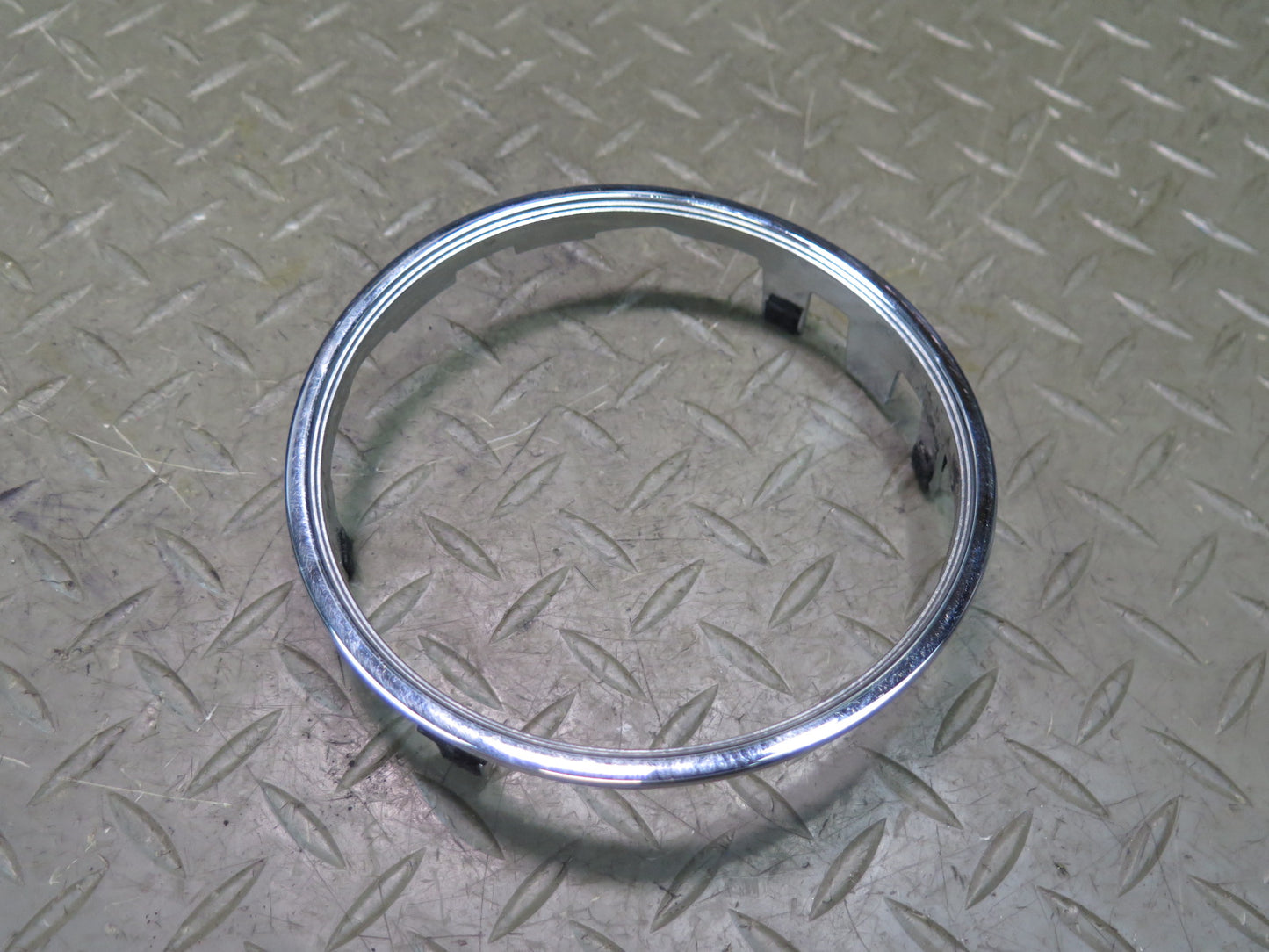 03-10 Bentley Continental GT Center Console Chrome Ring Trim Bezel Panel