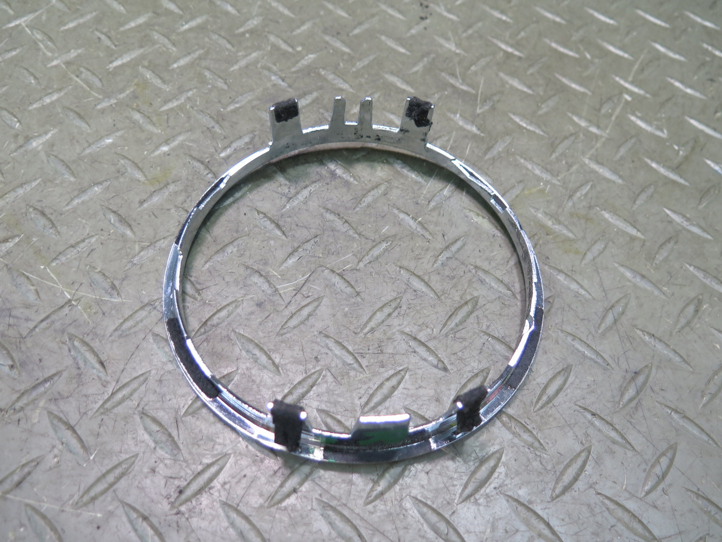 03-10 Bentley Continental GT Center Console Chrome Ring Trim Bezel Panel
