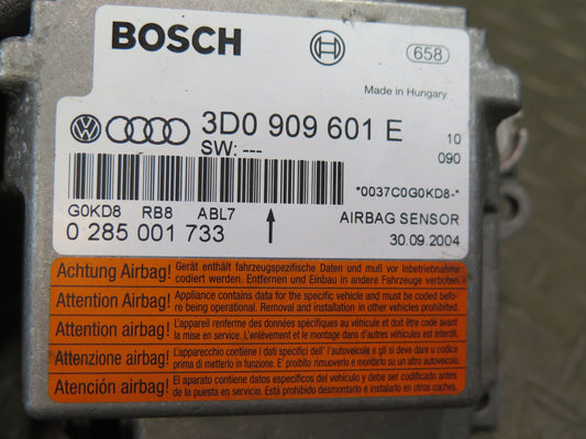 03-05 BENTLEY CONTINENTAL GTC SRS AIRBAG CONTROL MODULE UNIT 3D0909601E OEM