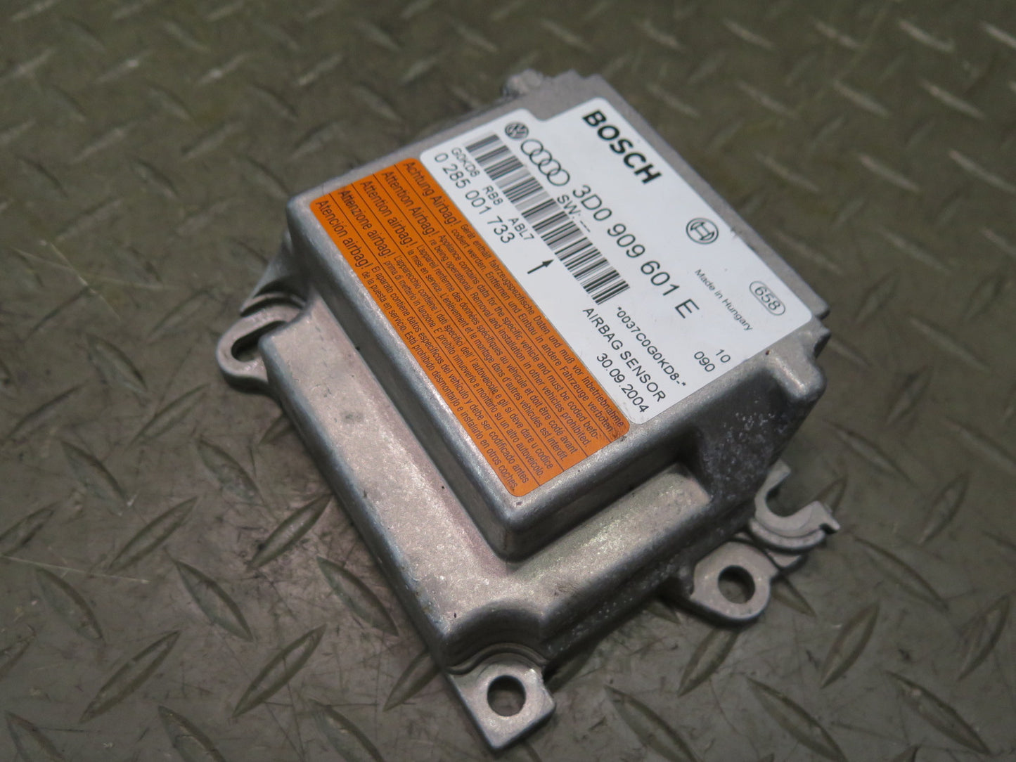 03-05 BENTLEY CONTINENTAL GTC SRS AIRBAG CONTROL MODULE UNIT 3D0909601E OEM