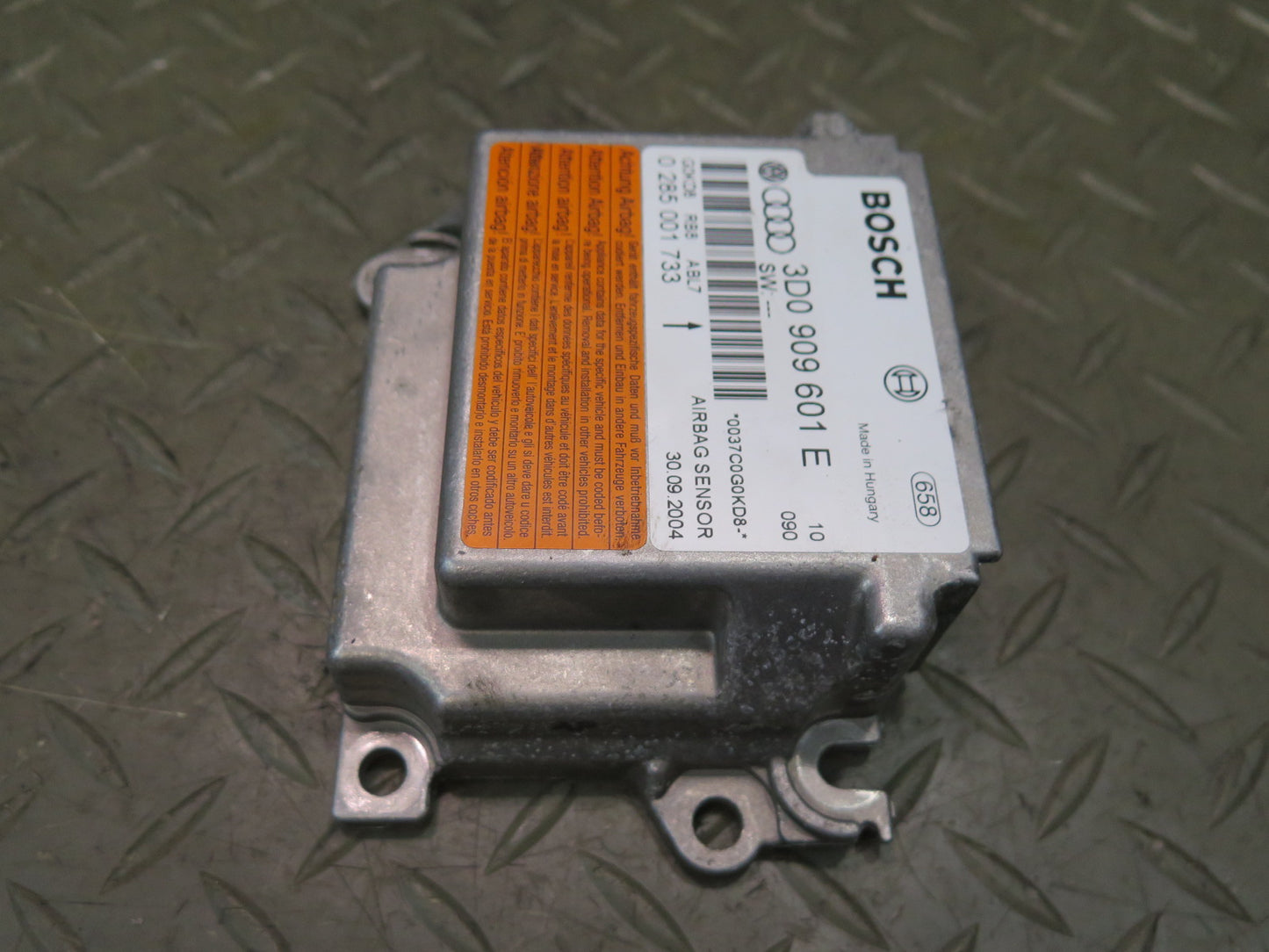 03-05 BENTLEY CONTINENTAL GTC SRS AIRBAG CONTROL MODULE UNIT 3D0909601E OEM