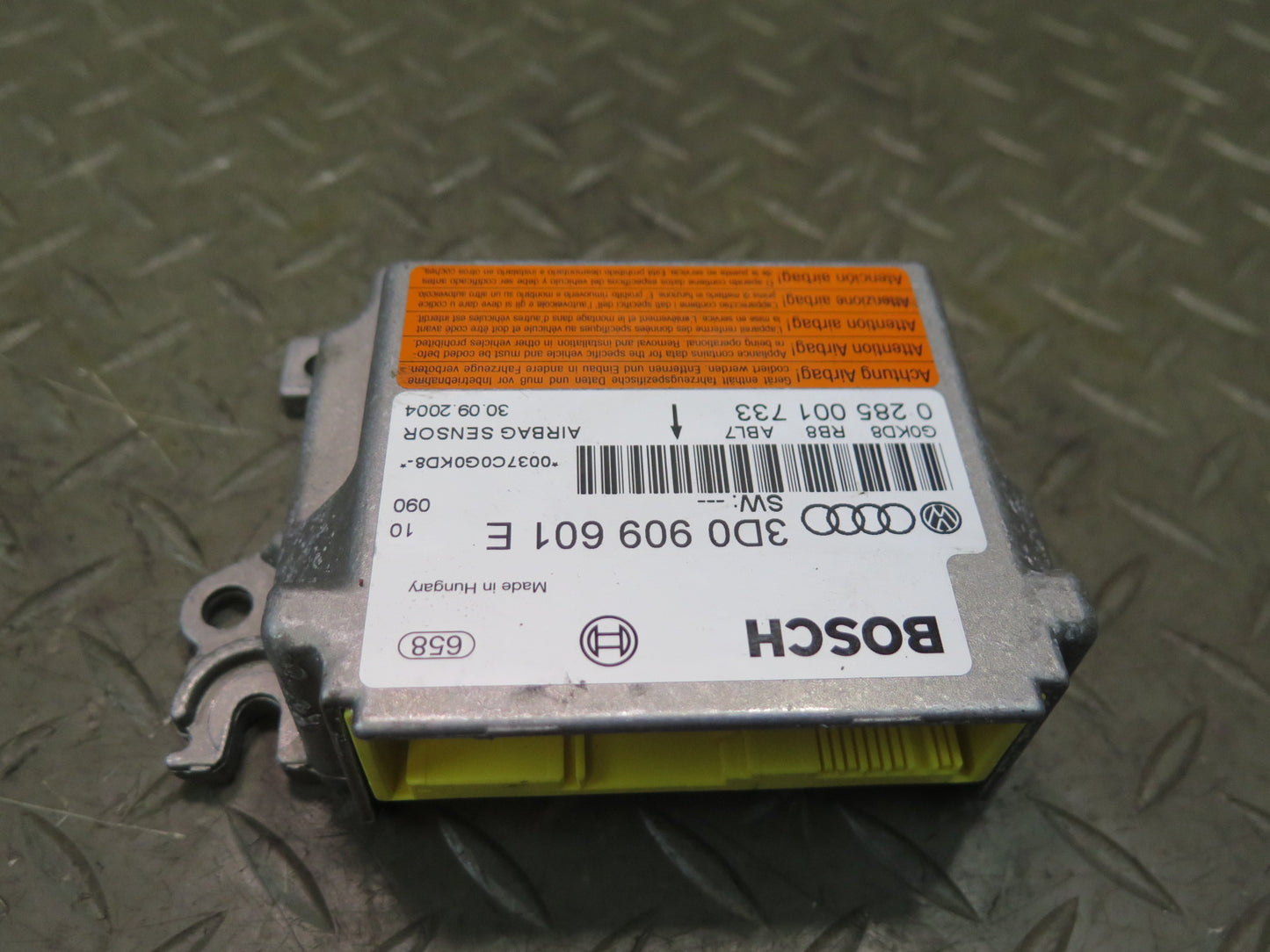 03-05 BENTLEY CONTINENTAL GTC SRS AIRBAG CONTROL MODULE UNIT 3D0909601E OEM