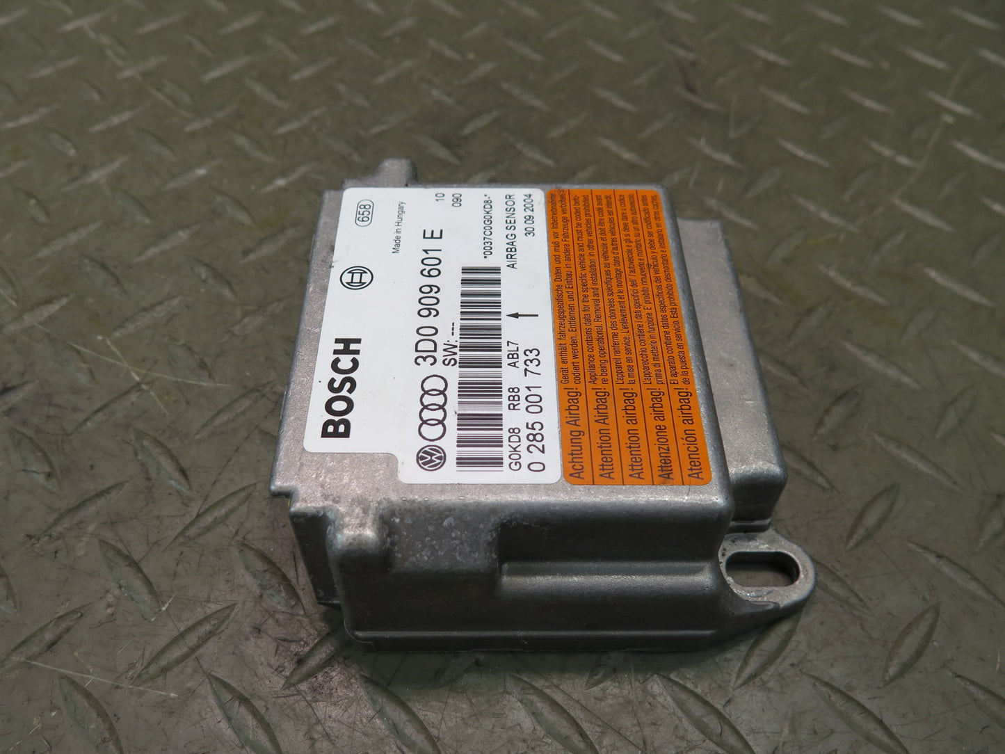 03-05 BENTLEY CONTINENTAL GTC SRS AIRBAG CONTROL MODULE UNIT 3D0909601E OEM