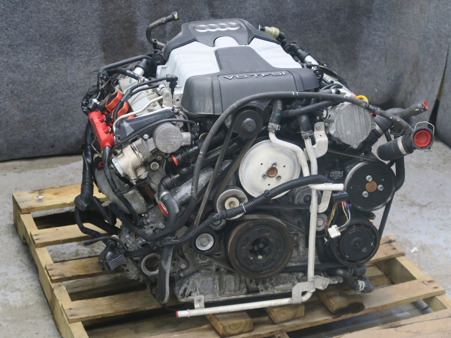 13-15 Audi 4L Q7 3.0L AWD Ctwb VIN G 5th Digit Engine Motor w Turbos 154k Miles