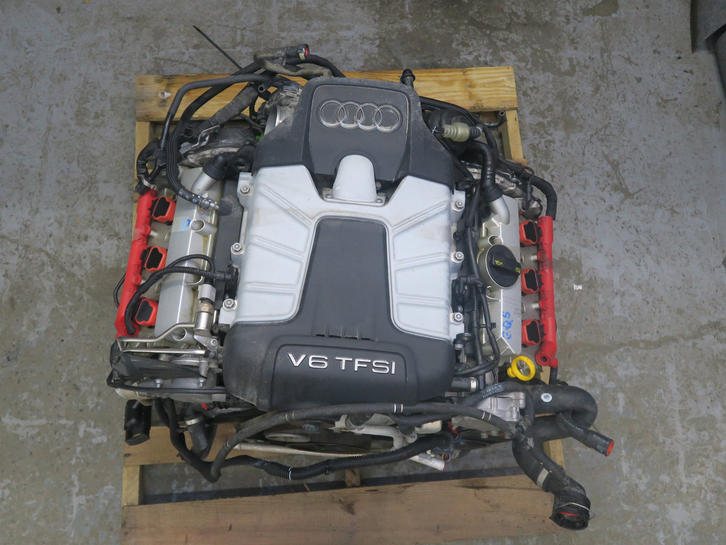 13-15 Audi 4L Q7 3.0L AWD Ctwb VIN G 5th Digit Engine Motor w Turbos 154k Miles