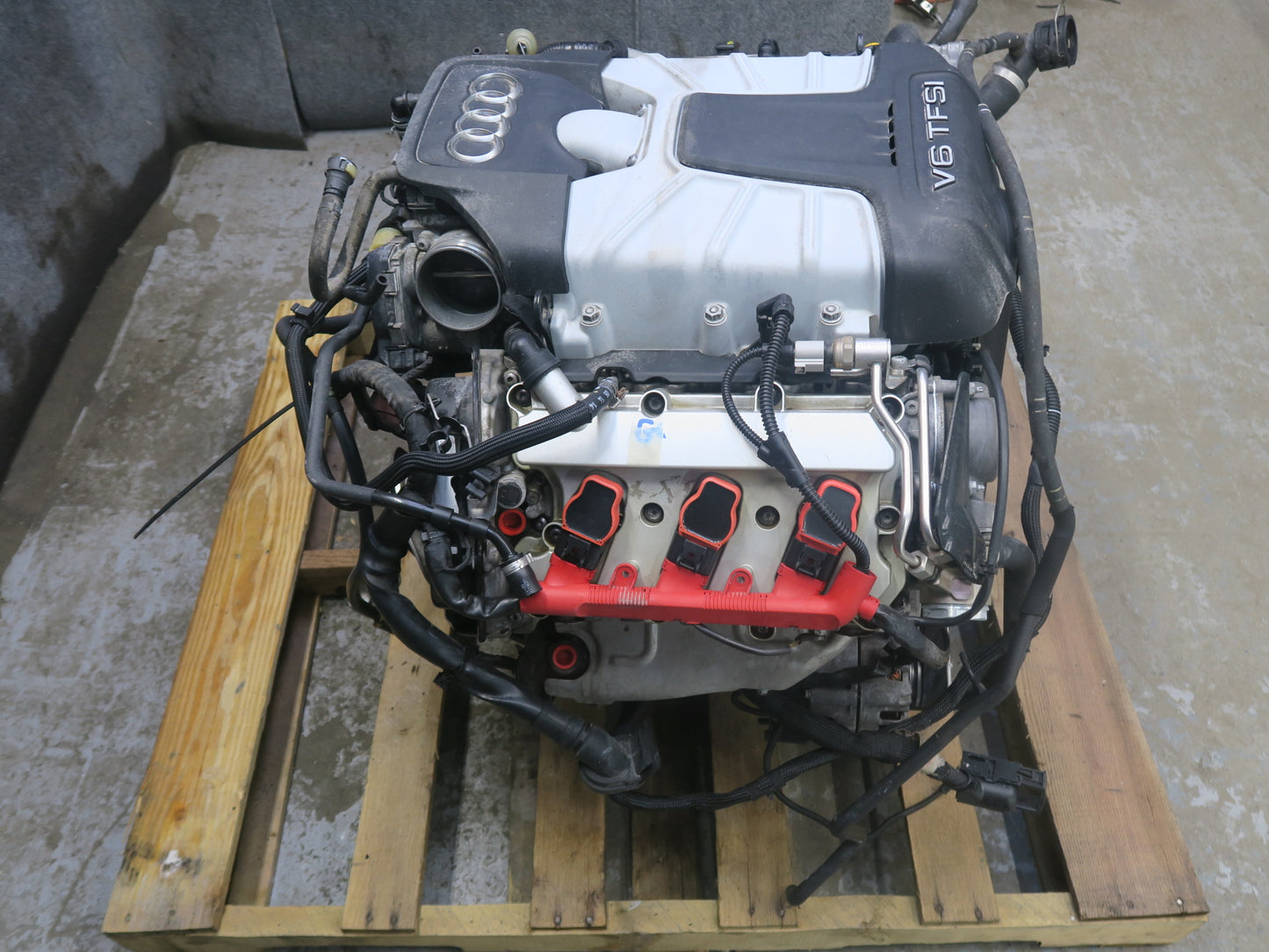 13-15 Audi 4L Q7 3.0L AWD Ctwb VIN G 5th Digit Engine Motor w Turbos 154k Miles